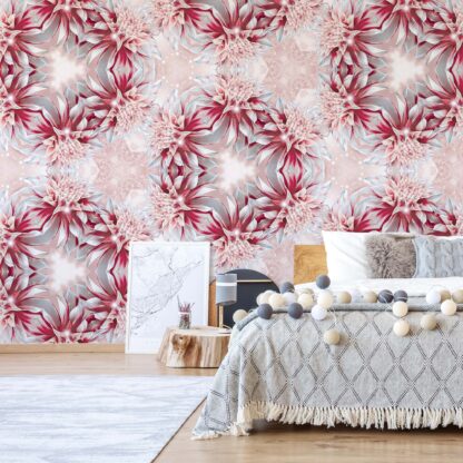Pink Floral Kaleidoscope Design(3570WM)