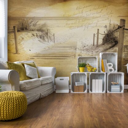 Beach Path Sepia Vintage(3585WM)