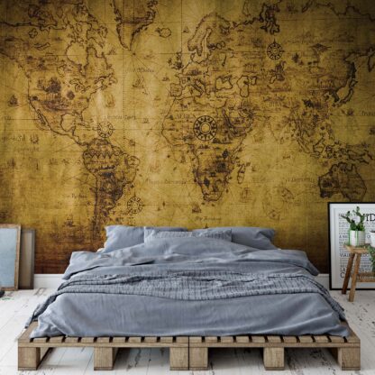 Vintage World Map Sepia(3600WM)