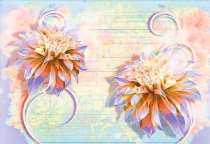 Vintage Flowers Pastel Colours(3634WM) - Image 2