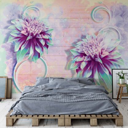 Vintage Flowers Pastel Colours(3635WM)