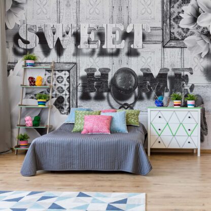 Sweet Home Black And White Vintage Chic(3640WM)