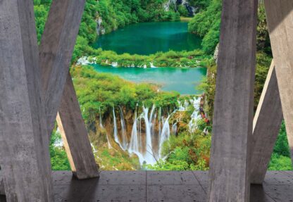 Waterfalls 3D Modern View Concrete(3657WM) - Image 2