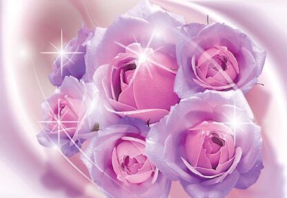 Sparkling Flowers Pink And Purple(3661WM) - Image 2