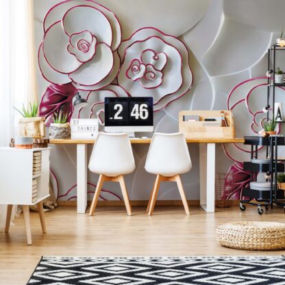 Luxury 3D Flowers(3695WM)