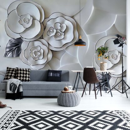 Luxury 3D Flowers(3696WM)
