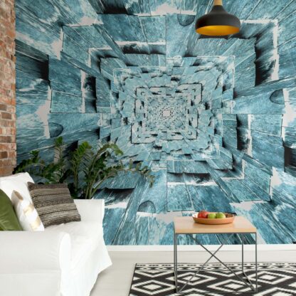 3D Tunnel Blue(3717WM)