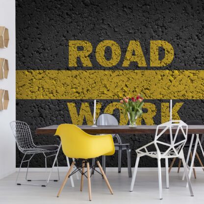 Yellow Road Markings Grunge(3724WM)
