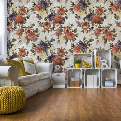 Vintage Floral Pattern(3732WM)