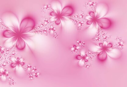 Pink Abstract Design Flowers(412WM) - Image 2