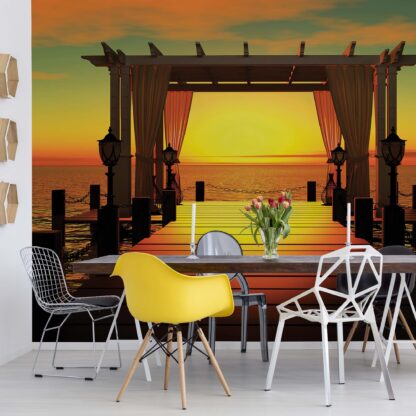 Sunset Paradise Sea Pier(420WM)