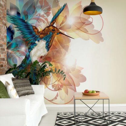 Hummingbird Flowers Modern(423WM)