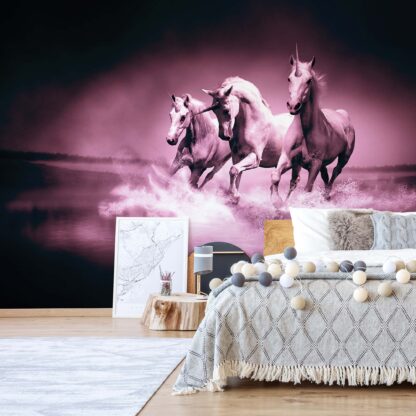 Unicorns Horses Pink(429WM)