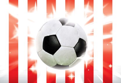 Football Red And White Stripes(473WM) - Image 2