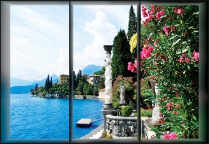 Lake Flowers Landscape Window View(494WM) - Image 2