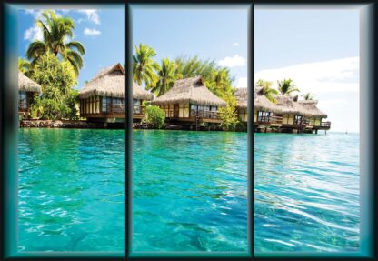 Island Tropical Sea Paradise Window View(497WM) - Image 2