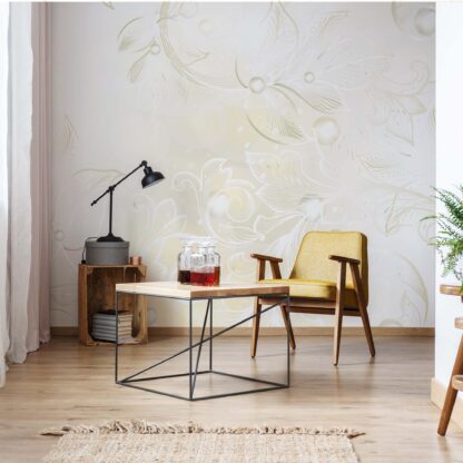 Modern Floral Design Swirls(569WM)