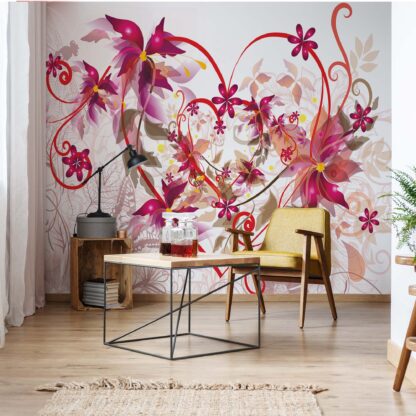 Flowers Abstract Design(698WM)