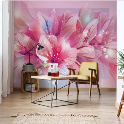 Flowers Modern Pink(763WM)