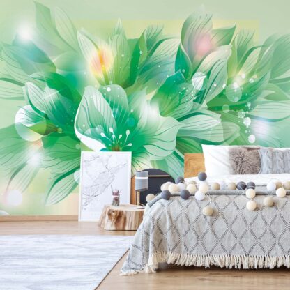 Flowers Modern Green(766WM)