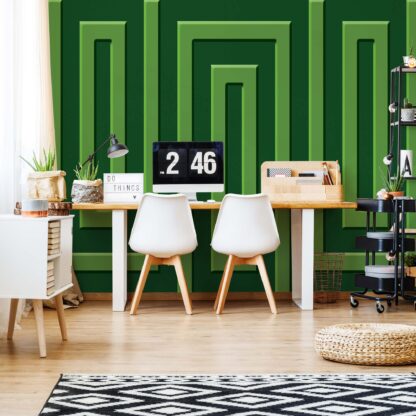 Green Geometric Pattern(865WM)
