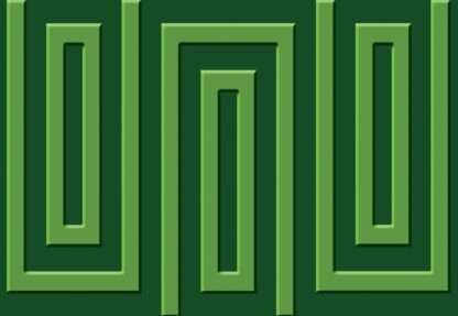 Green Geometric Pattern(865WM) - Image 2