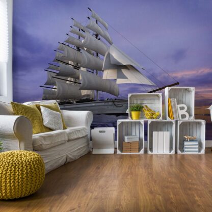 Sailing Ship Sunset(892WM)