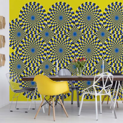 Optical Illusion Yellow(949WM)