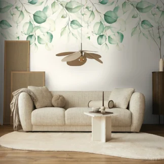 Lillemustriga fliistapeet Livingwalls The Wall 4 – roheline – 394681
