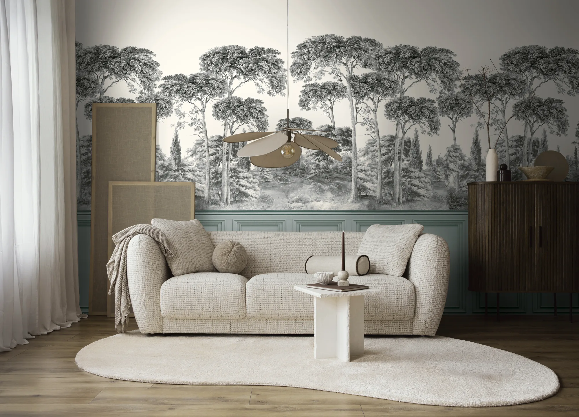 Metsamotiiviga fliistapeet Livingwalls The Wall 4 – hall – 399541 - Image 5