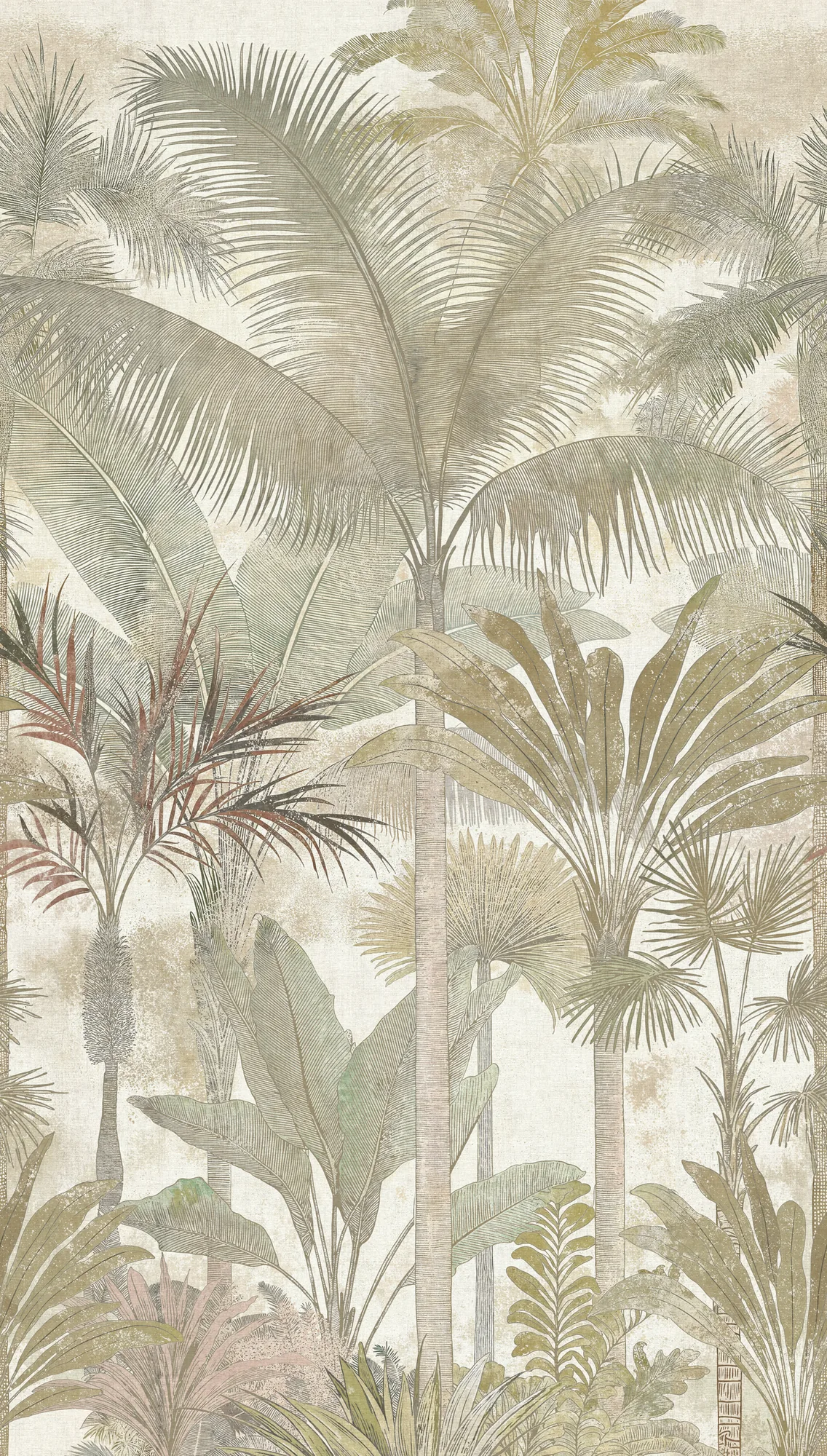 Palmimustriga pilditapeet beež ja kreemikas Cuba II – 761905 - Image 4