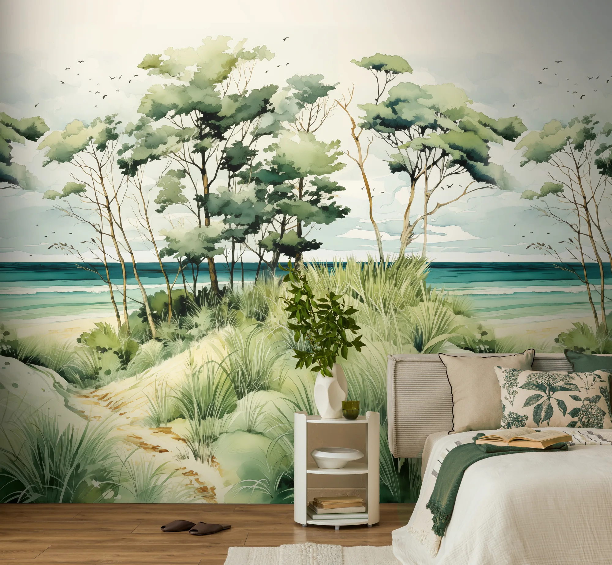 Metsamotiiviga fliistapeet Livingwalls The Wall 4 – sinine – 781231 - Image 3