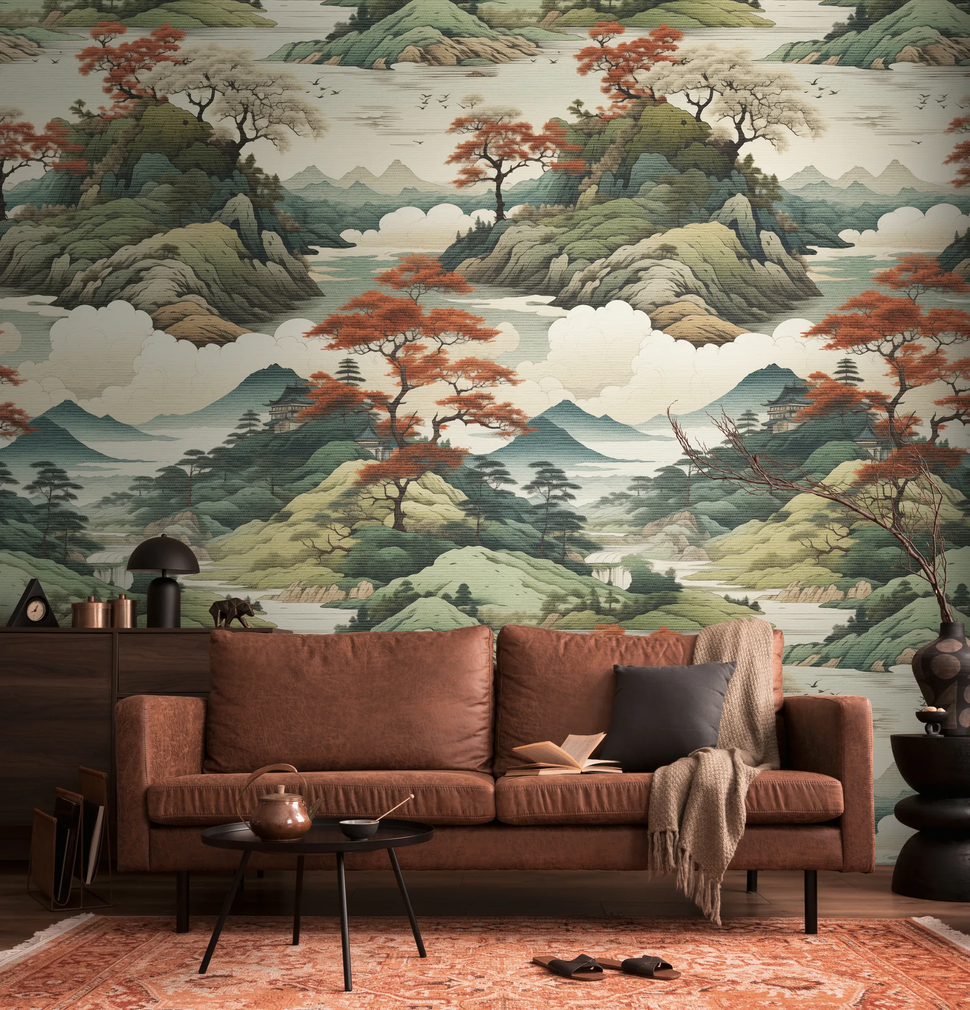 Maastikumotiiviga fliistapeet Livingwalls The Wall 4 – beež – 790154 - Image 4