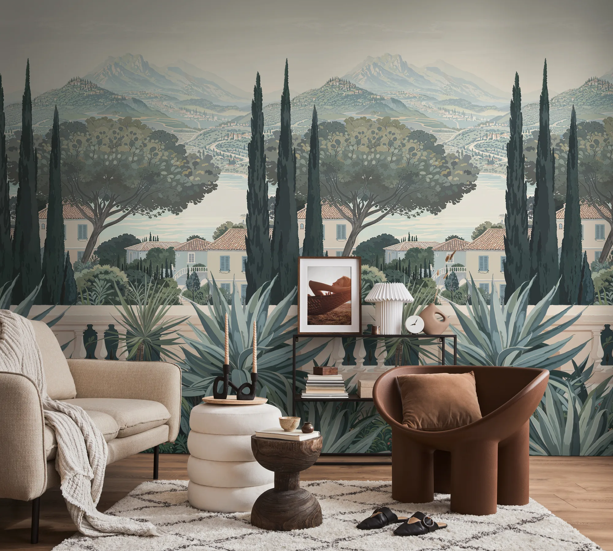 Maastikumotiiviga fliistapeet Livingwalls The Wall 4 – sinine – 790158 - Image 3