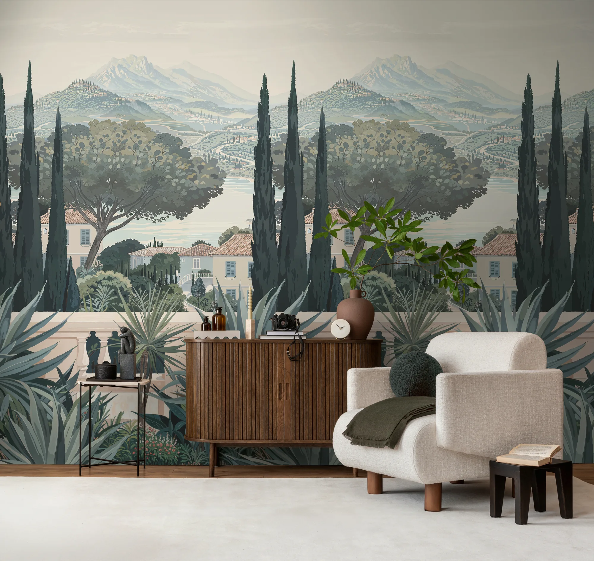 Maastikumotiiviga fliistapeet Livingwalls The Wall 4 – sinine – 790158 - Image 5