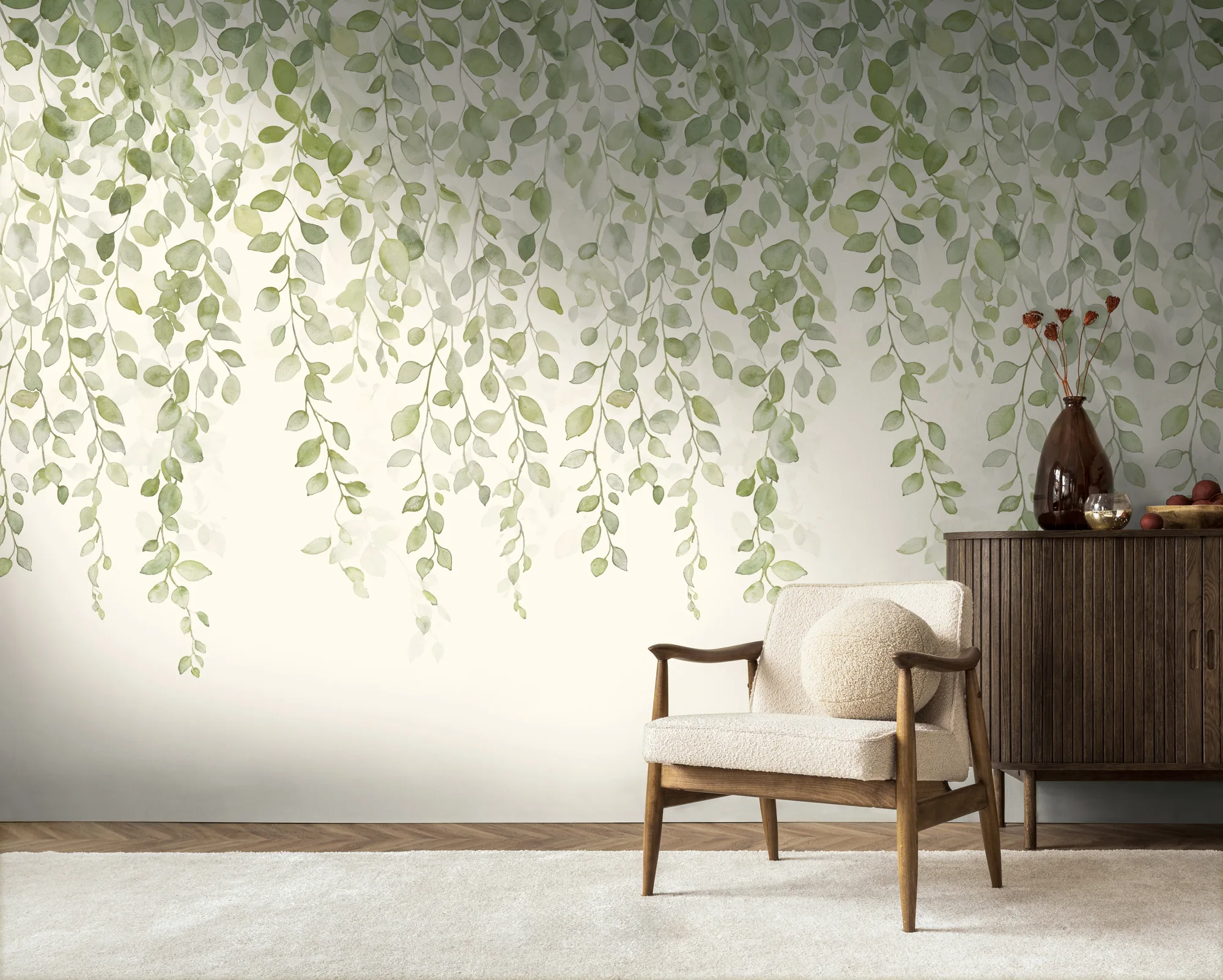 Lillemustriga fliistapeet Livingwalls The Wall 4 – roheline – 791412