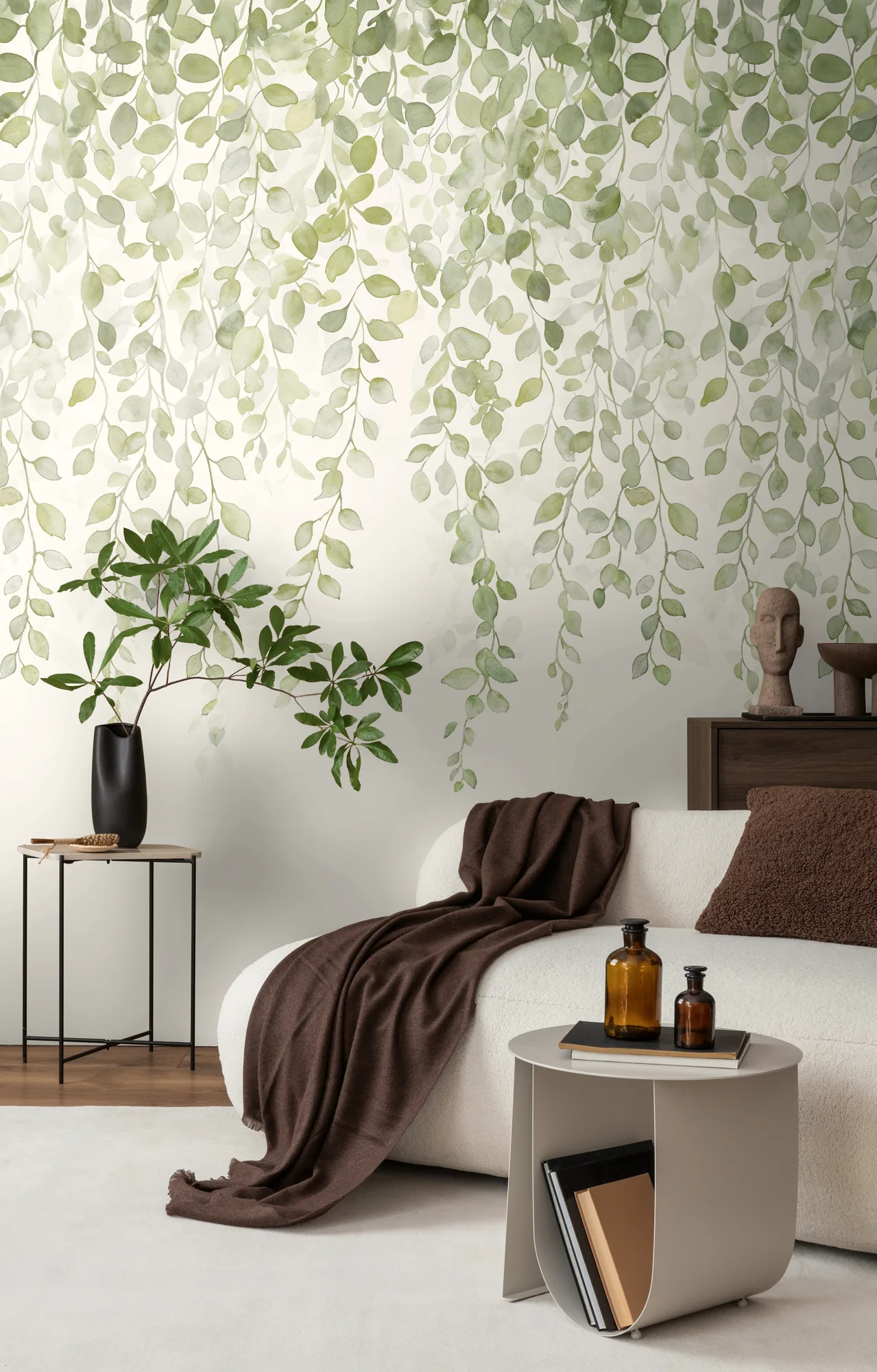 Lillemustriga fliistapeet Livingwalls The Wall 4 – roheline – 791412 - Image 4