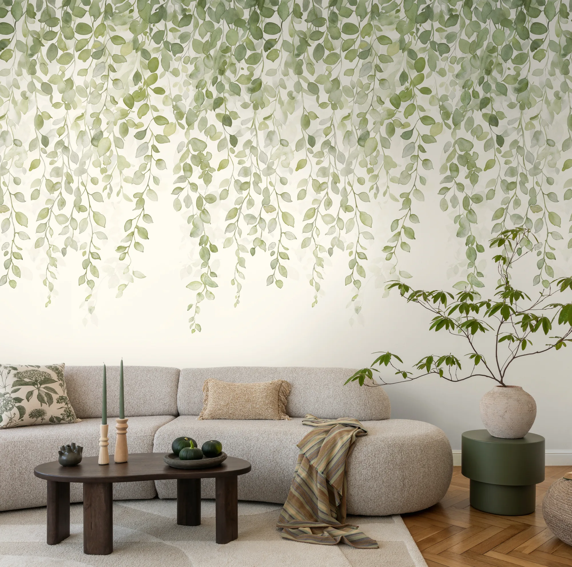 Lillemustriga fliistapeet Livingwalls The Wall 4 – roheline – 791412 - Image 5