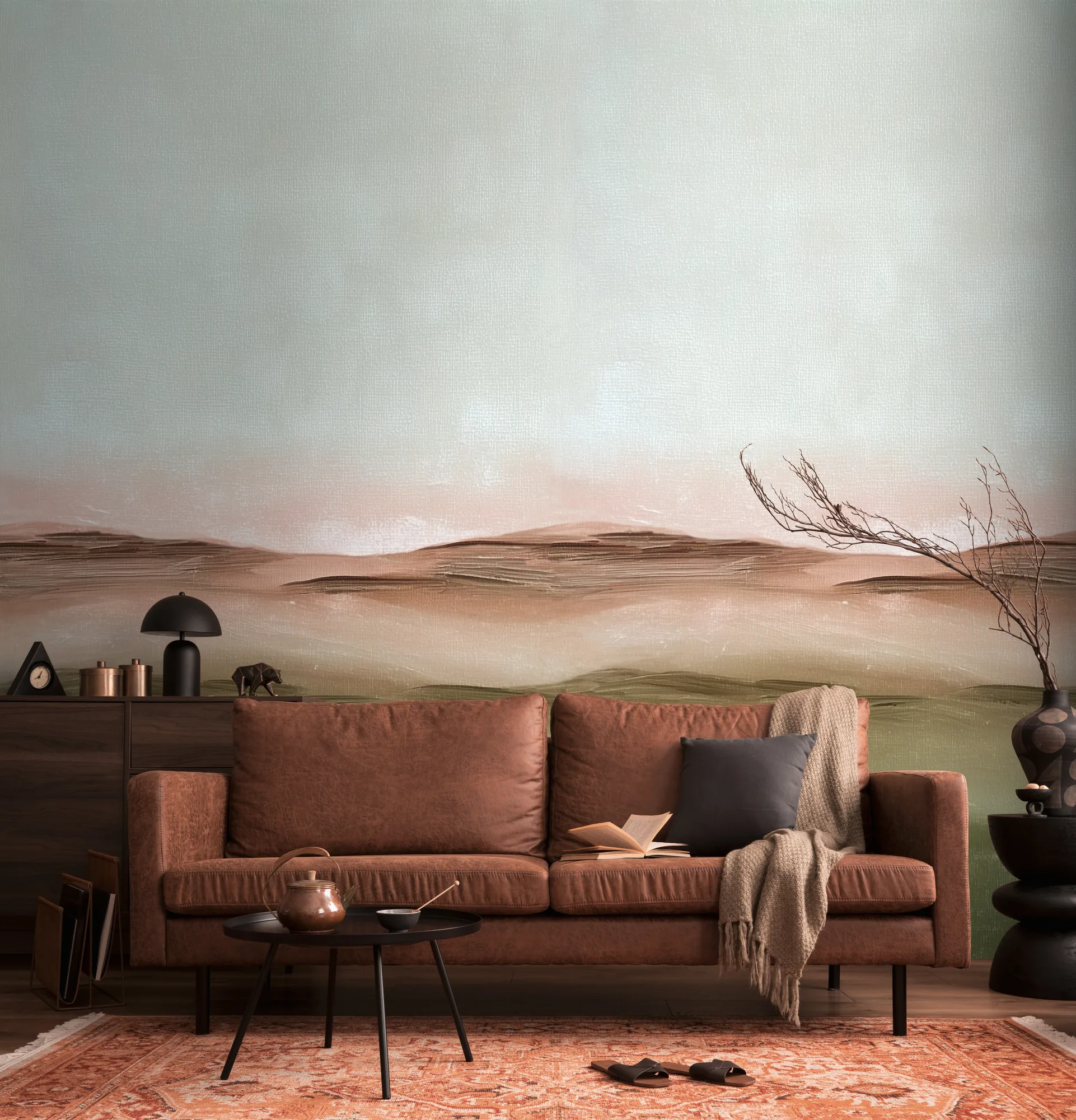 Maastikumotiiviga fliistapeet Livingwalls The Wall 4 – pruun – 792165 - Image 4
