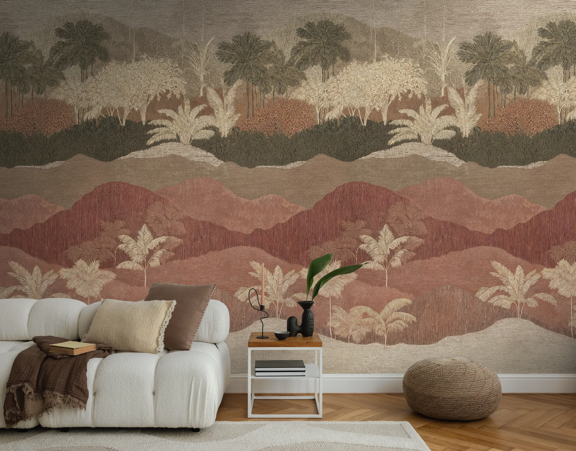 Metsamotiiviga fliistapeet Livingwalls The Wall 4 – pruun – 792168 - Image 3