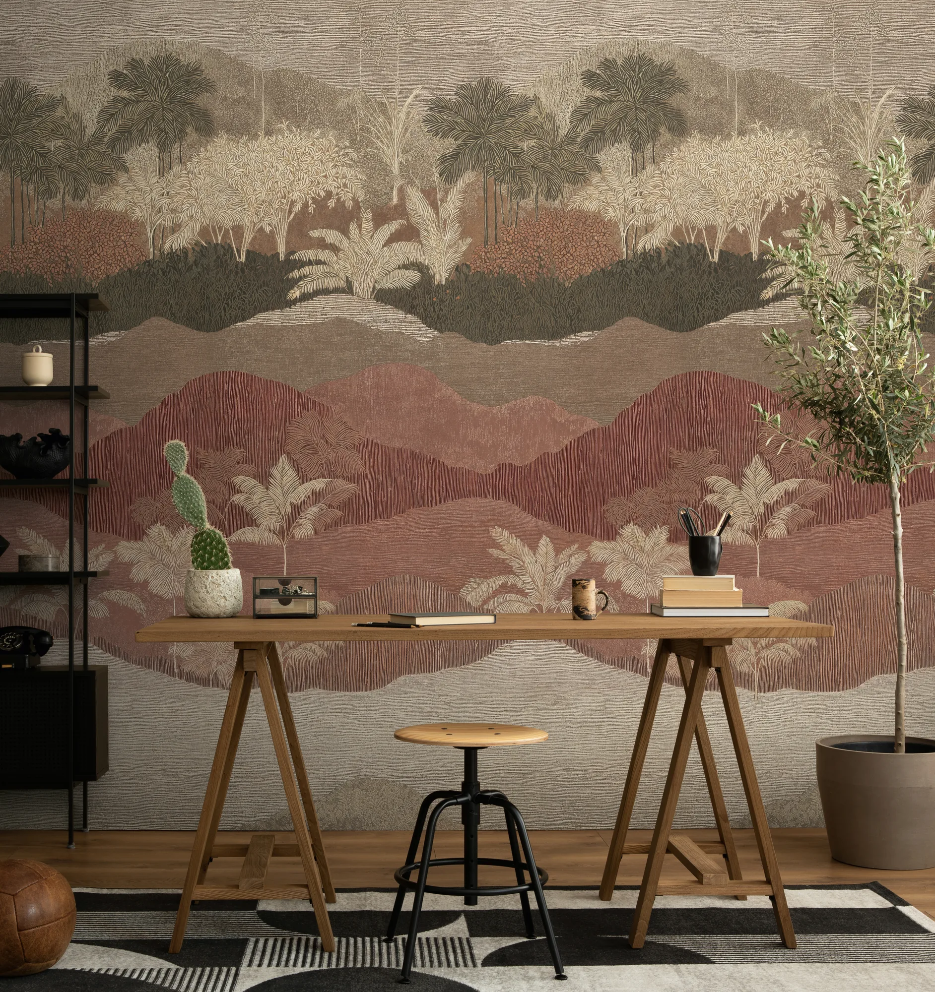 Metsamotiiviga fliistapeet Livingwalls The Wall 4 – pruun – 792168 - Image 4