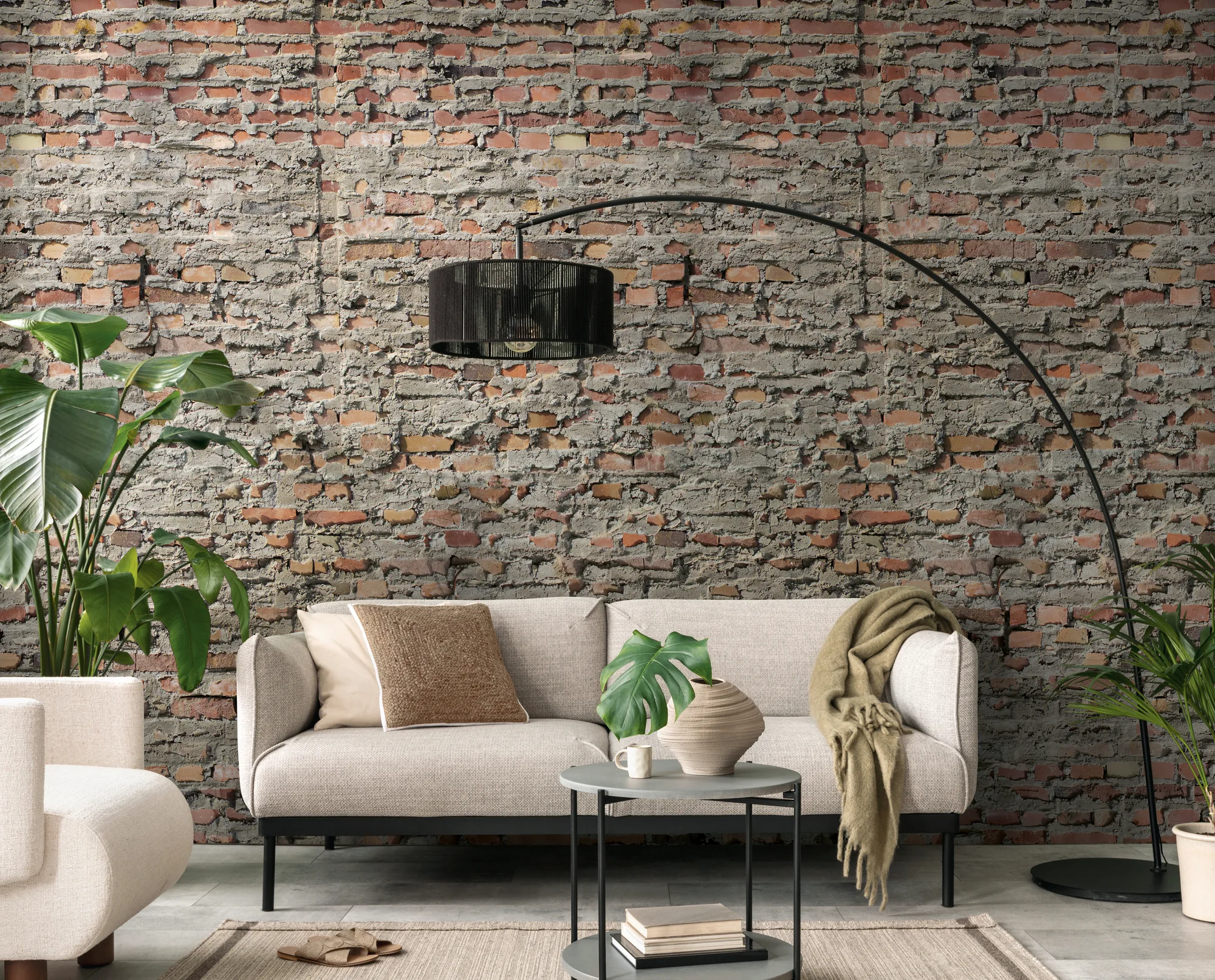 Telliskiviefektiga fliistapeet Livingwalls The Wall 4 – hall – 792172 - Image 4