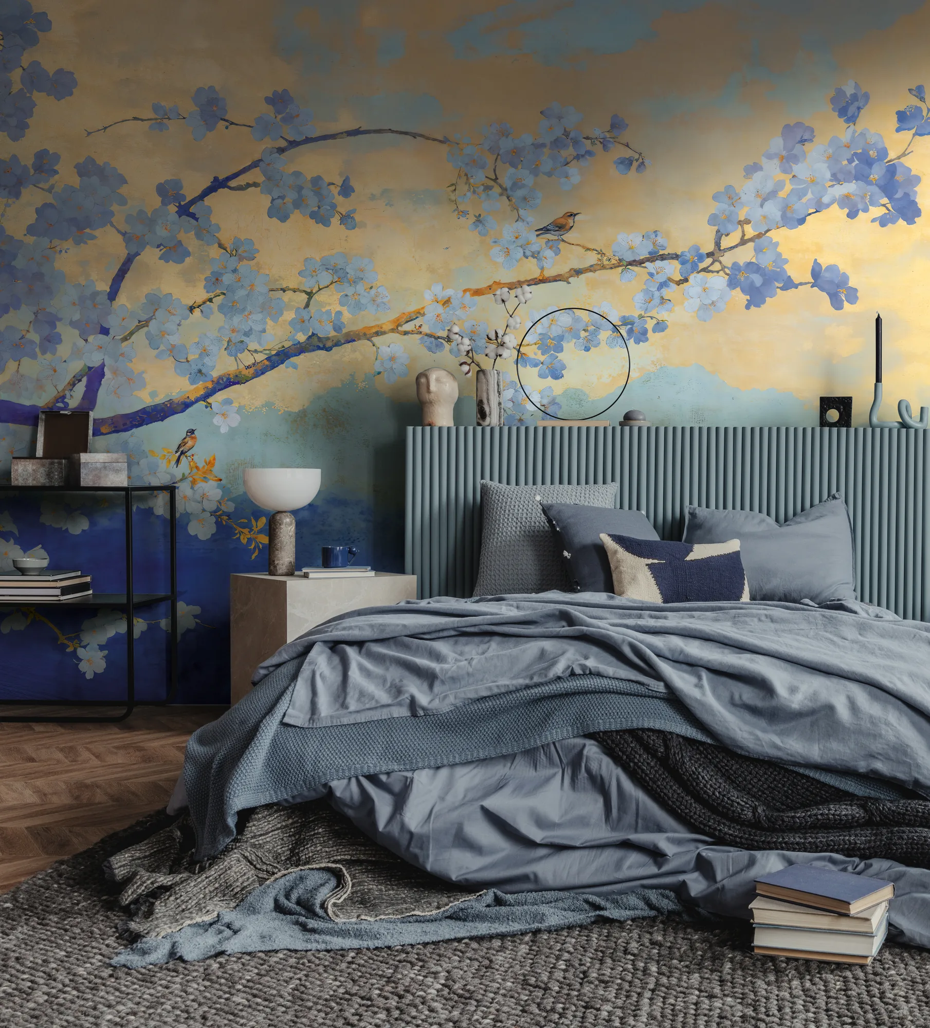 Maastikumotiiviga fliistapeet Livingwalls The Wall 4 – sinine – 792222 - Image 3