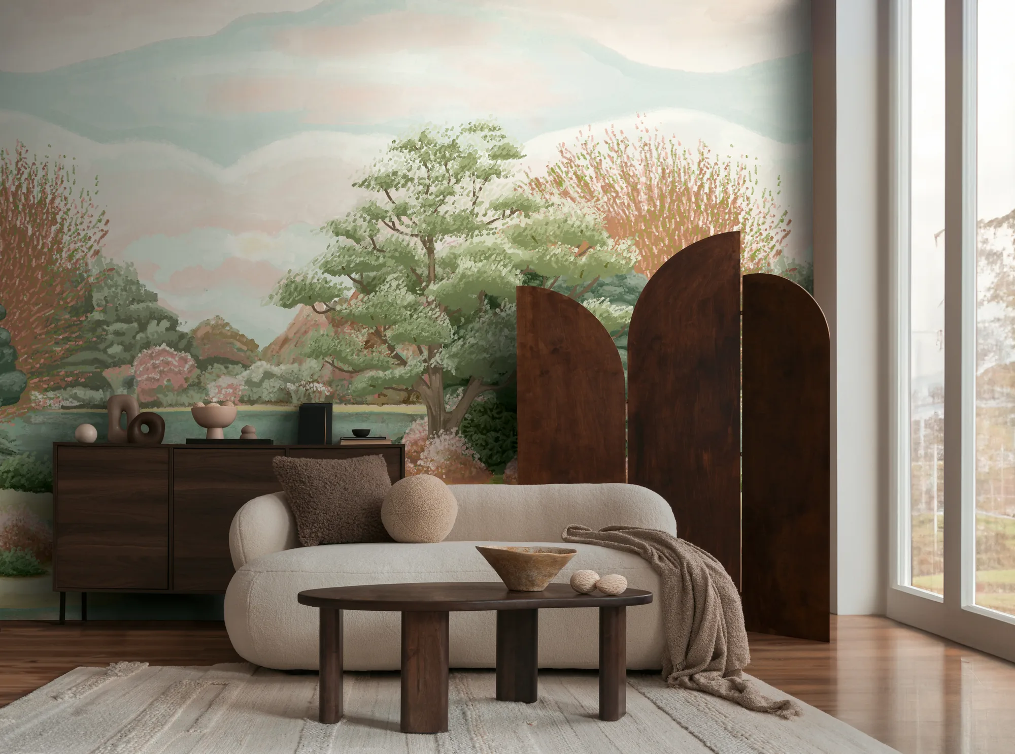 Metsamotiiviga fliistapeet Livingwalls The Wall 4 – roheline – 792225 - Image 3