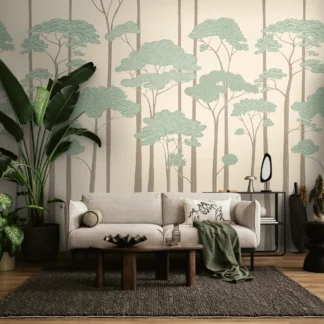 Abstraktse mustriga fliistapeet Livingwalls The Wall 4 – roheline – 792227