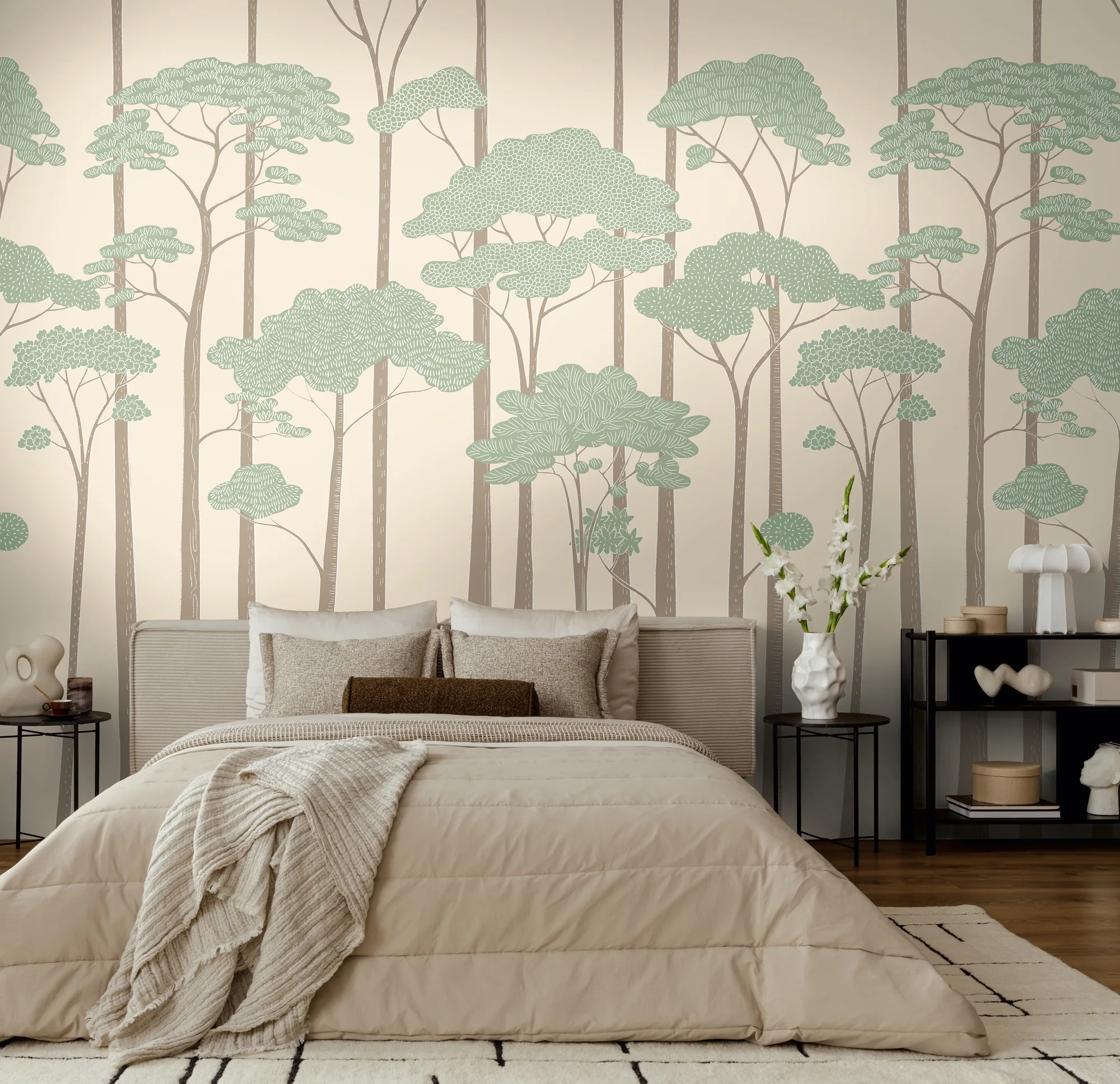 Abstraktse mustriga fliistapeet Livingwalls The Wall 4 – roheline – 792227 - Image 3