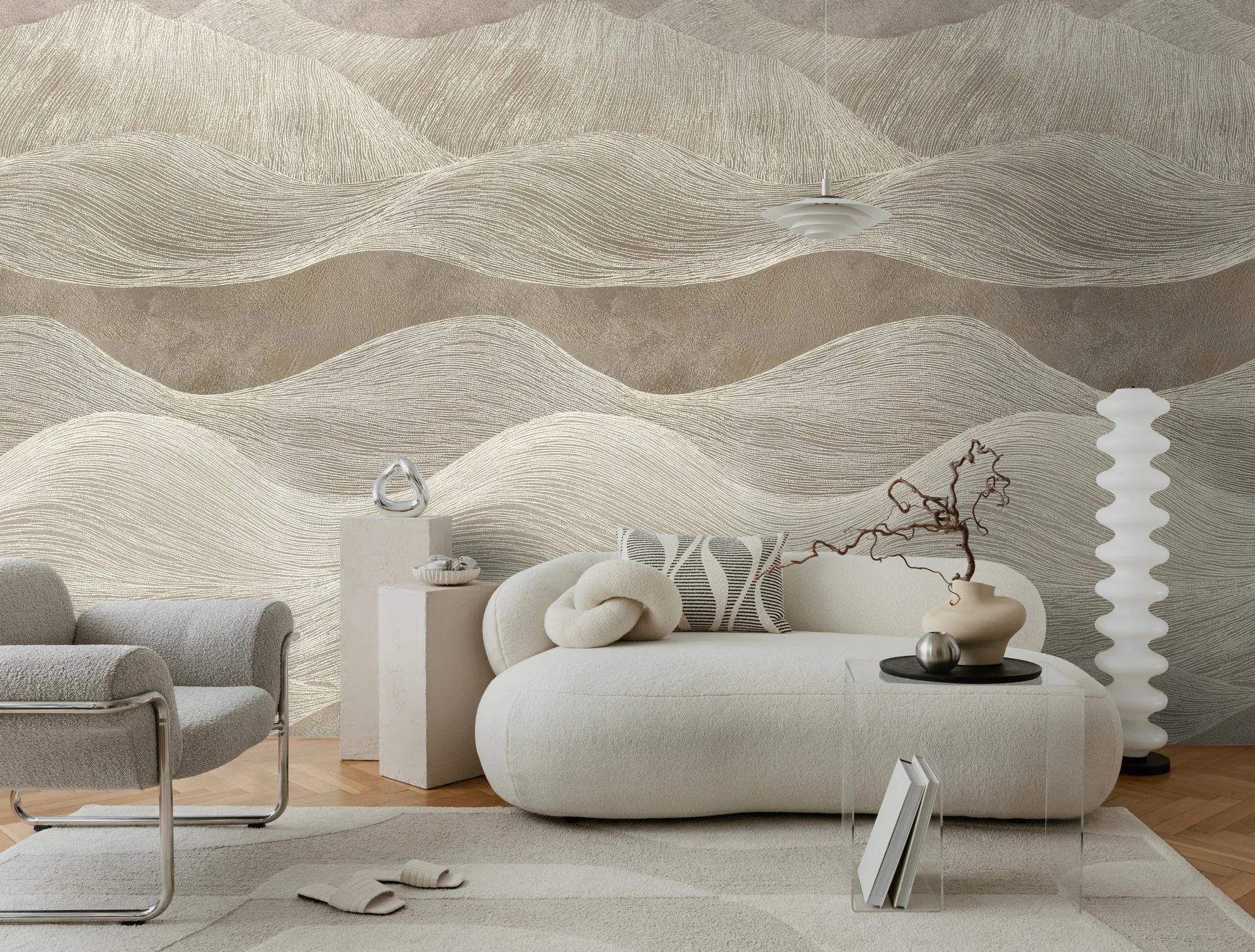 Maastikumotiiviga fliistapeet Livingwalls The Wall 4 – pruun – 792231
