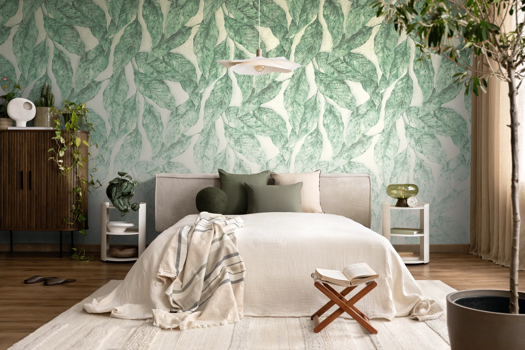 Lillemustriga fliistapeet Livingwalls The Wall 4 – roheline – 792236 - Image 4