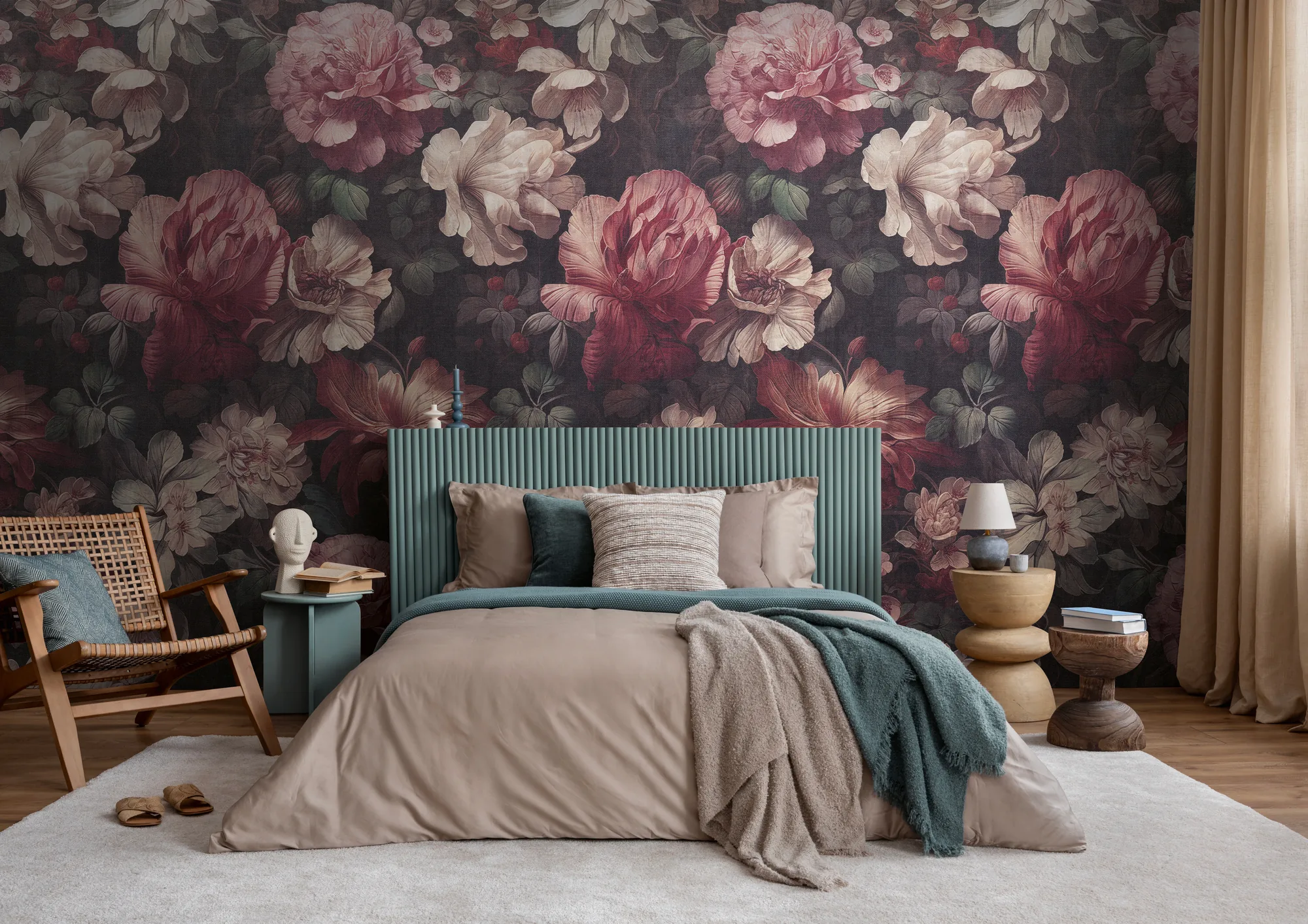 Lillemustriga fliistapeet Livingwalls The Wall 4 – roosa – 792237