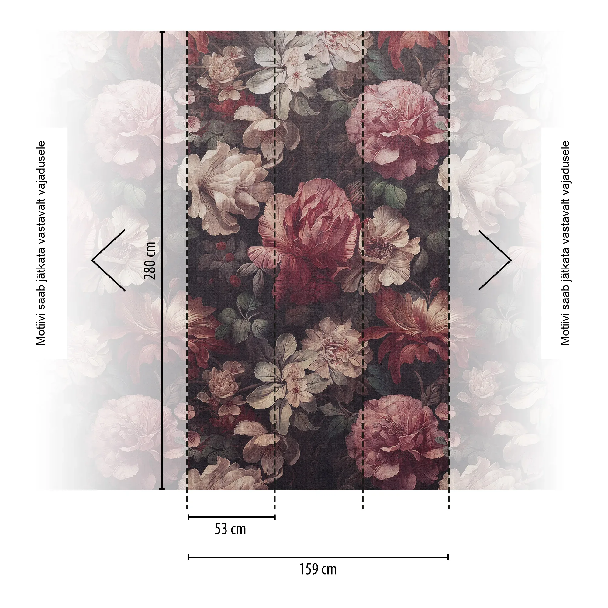 Lillemustriga fliistapeet Livingwalls The Wall 4 – roosa – 792237 - Image 2